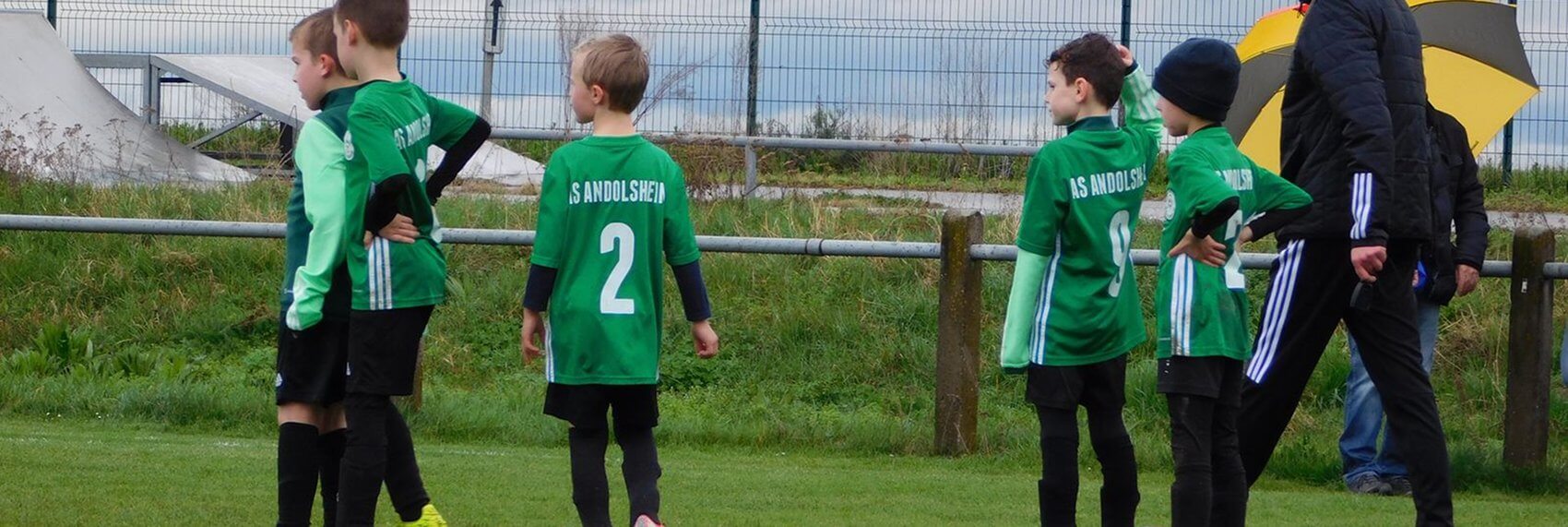 enfants à l'école de foot AS Andolsheim